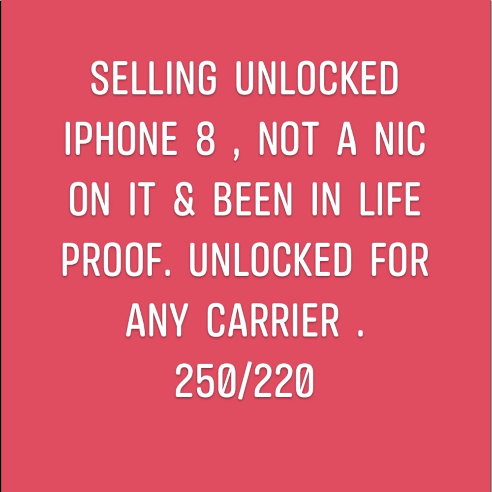 iPhone 8 , Unlocked